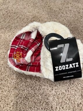 NEW With Tags Zoozatz Iowa State University Cowl Neck Game Day Neck Warm Sherpa